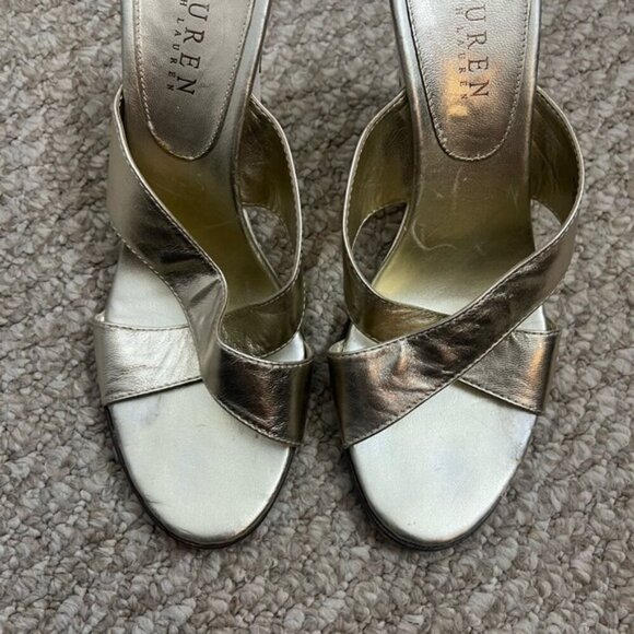 Lauren Ralph Lauren Silver Sandals - Picture 2 of 9
